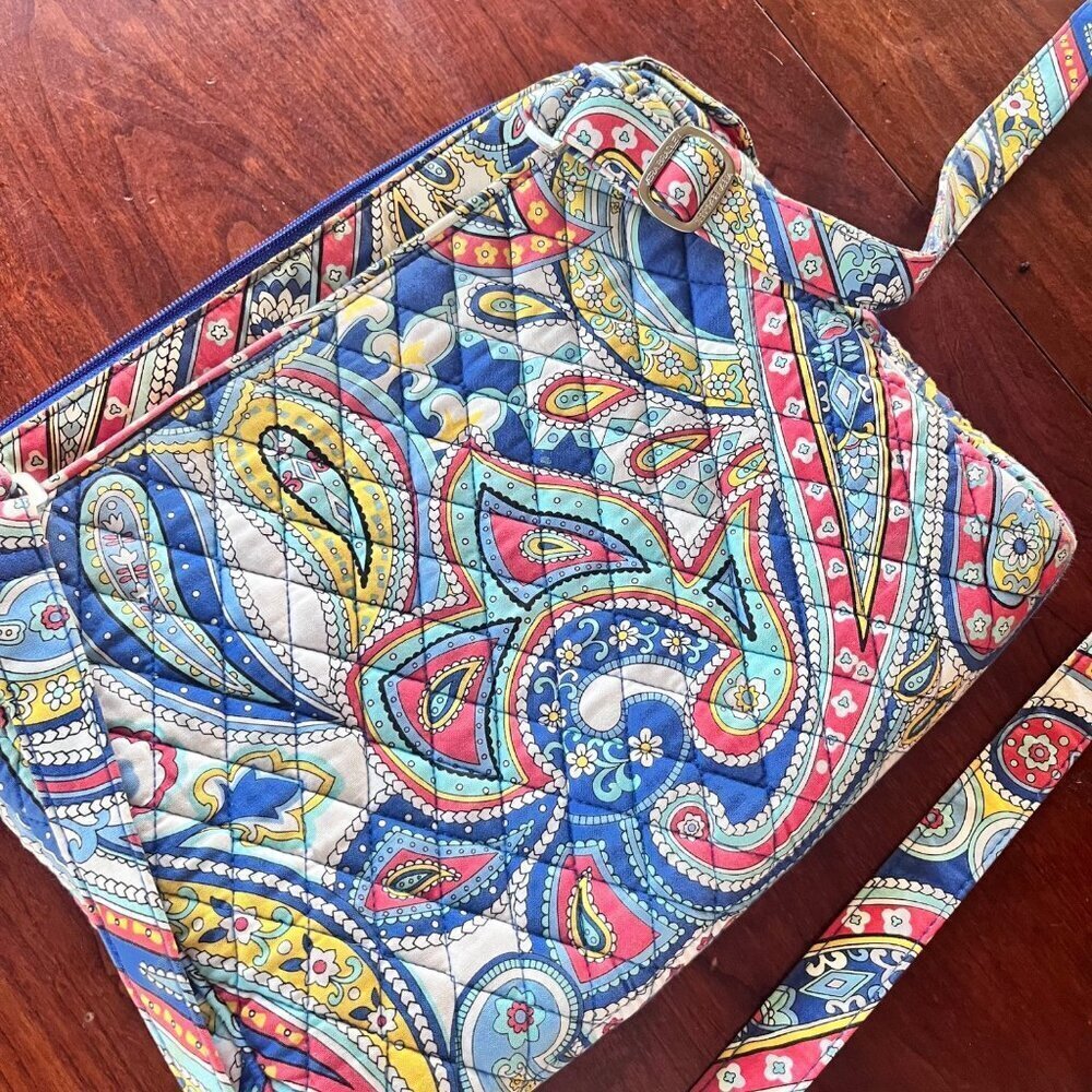 Vera Bradley Marina Paisley Print Crossbody Bag‎